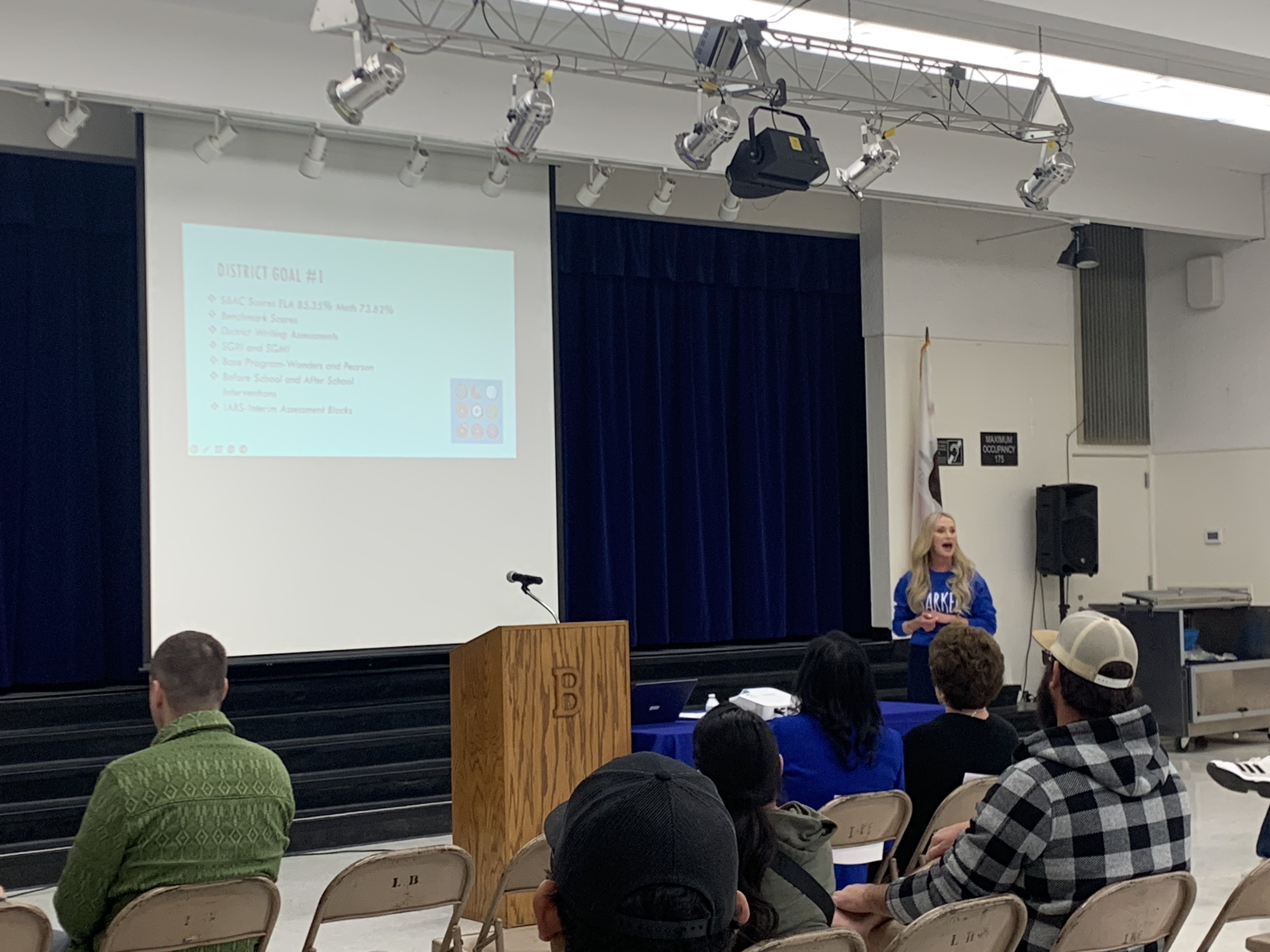 February Pastries  with the Principal