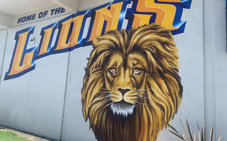 Lion Mural - article thumnail image