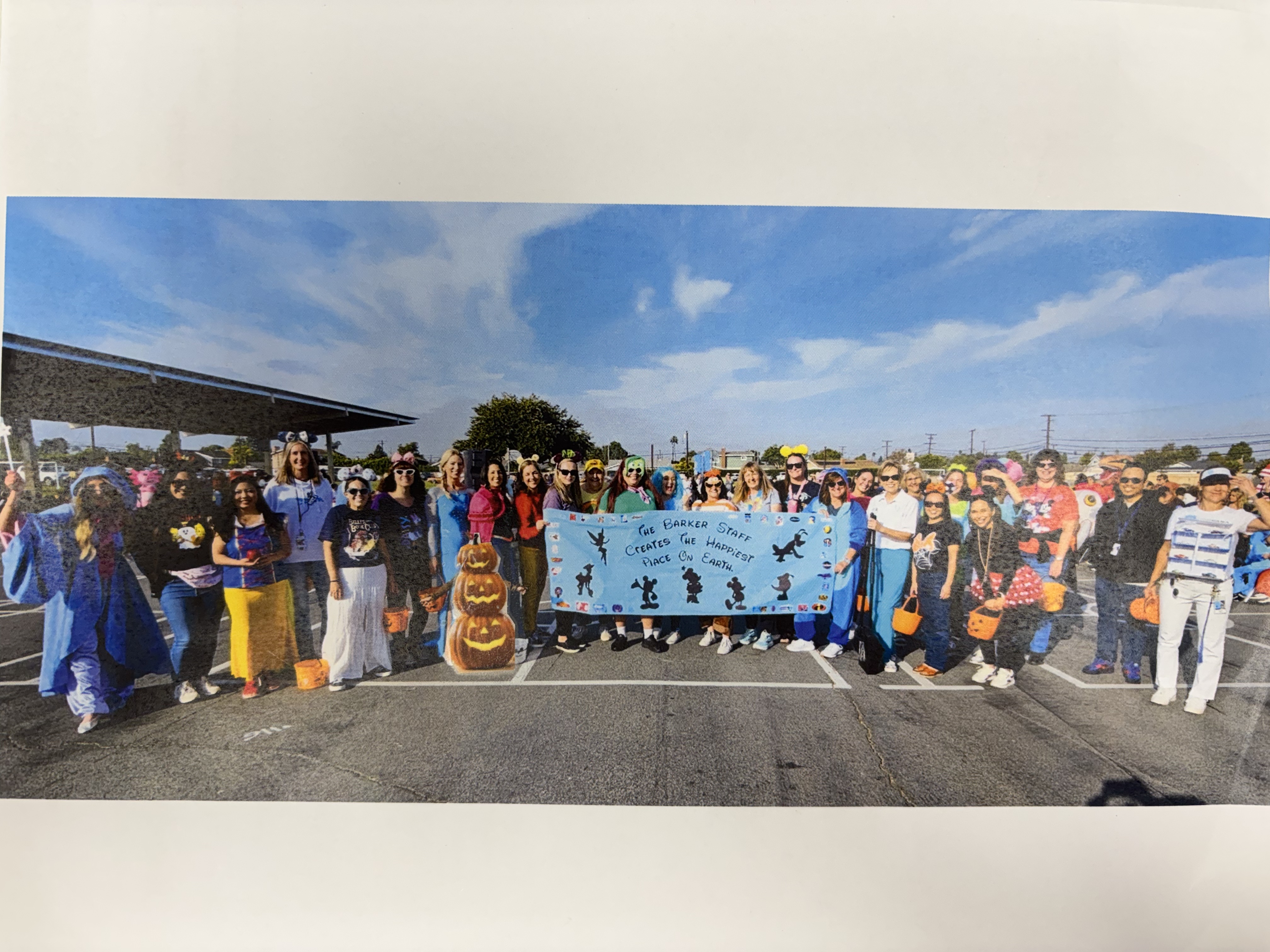 Barker Staff has Halloween Spirit